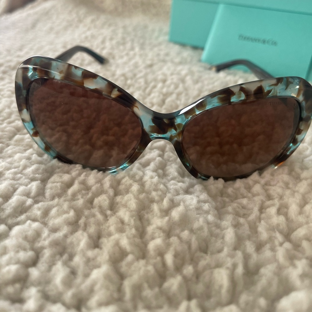 Tiffany & Co. -  Sunglasses BROWN HAVANA SPOTTED OPAL w/ BROWN GRADIENT